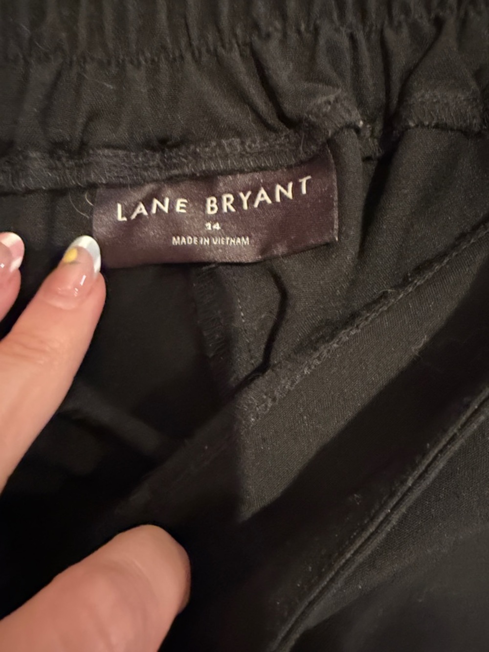 Lane Bryant Black Dress Pants - Classic Straight Fit - Picture 3 of 5